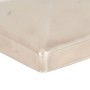 Tapas piramidales postes valla 6 uds acero inoxidable 71x71 mm