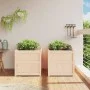 Outdoor planters 2 units solid pine wood by , Pots and planters - Ref: Foro24-837425, Price: 120,71 €, Discount: %