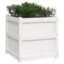 Outdoor planters 2 units solid white pine wood by , Pots and planters - Ref: Foro24-837427, Price: 145,33 €, Discount: %