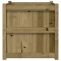 Outdoor planters 2 units impregnated pine wood by , Pots and planters - Ref: Foro24-837433, Price: 145,18 €, Discount: %