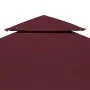Gazebo awning 2 levels 310 g/m² 4x3 m burgundy by vidaXL, Covers for tents and gazebos - Ref: Foro24-44761, Price: 70,34 €, D...