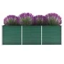 Gartenbeet aus grünem feuerverzinktem Stahl 240x80x77 cm von vidaXL, Töpfe und Pflanzgefäße - Ref: Foro24-44841, Preis: 96,15...