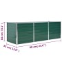 Arriate de jardín de acero galvanizado verde 240x80x77 cm by vidaXL, Pots and planters - Ref: Foro24-44841, Price: 98,63 €, D...