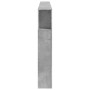 Betongraues LED-Kopfteil aus Holzwerkstoff, 220 x 18,5 x 103,5 cm von , Kopf- und Fußteile - Ref: Foro24-837375, Preis: 107,2...