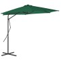 Sonnenschirm mit Stahlstange 300 cm grün von vidaXL, Sonnenschirme - Ref: Foro24-44885, Preis: 119,14 €, Rabatt: %