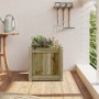 Solid impregnated pine wood planter 40x40x40 cm by , Pots and planters - Ref: Foro24-837412, Price: 46,95 €, Discount: %