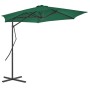 Sonnenschirm mit Stahlstange 300 cm grün von vidaXL, Sonnenschirme - Ref: Foro24-44885, Preis: 119,14 €, Rabatt: %
