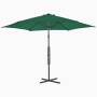 Sonnenschirm mit Stahlstange 300 cm grün von vidaXL, Sonnenschirme - Ref: Foro24-44885, Preis: 119,14 €, Rabatt: %