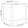 Pflanzgefäß aus massivem Douglasienholz, 40 x 40 x 40 cm von , Töpfe und Pflanzgefäße - Ref: Foro24-837410, Preis: 36,91 €, R...