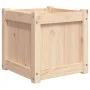 Solid pine wood planter 40x40x40 cm by , Pots and planters - Ref: Foro24-837404, Price: 38,78 €, Discount: %