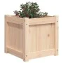 Solid pine wood planter 40x40x40 cm by , Pots and planters - Ref: Foro24-837404, Price: 38,78 €, Discount: %