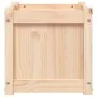 Solid pine wood planter 40x40x40 cm by , Pots and planters - Ref: Foro24-837404, Price: 38,78 €, Discount: %