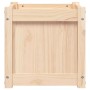Pflanzgefäß aus massivem Kiefernholz, 40 x 40 x 40 cm von , Töpfe und Pflanzgefäße - Ref: Foro24-837404, Preis: 39,19 €, Raba...
