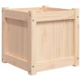 Pflanzgefäß aus massivem Kiefernholz, 40 x 40 x 40 cm von , Töpfe und Pflanzgefäße - Ref: Foro24-837404, Preis: 39,19 €, Raba...