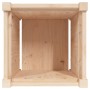 Pflanzgefäß aus massivem Kiefernholz, 40 x 40 x 40 cm von , Töpfe und Pflanzgefäße - Ref: Foro24-837404, Preis: 39,19 €, Raba...