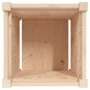 Solid pine wood planter 40x40x40 cm by , Pots and planters - Ref: Foro24-837404, Price: 38,78 €, Discount: %
