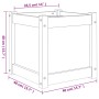 Pflanzgefäß aus massivem Kiefernholz, 40 x 40 x 40 cm von , Töpfe und Pflanzgefäße - Ref: Foro24-837404, Preis: 39,19 €, Raba...