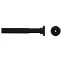 Sealskin Telescopic shower curtain rod black 80-130 cm by , shower bars - Ref: Foro24-447488, Price: 25,54 €, Discount: %
