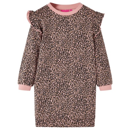 Mittelgroßes rosa Kinder-Sweatshirt-Kleid 116 von , Kinderkleider - Ref: Foro24-14431, Preis: 14,37 €, Rabatt: %