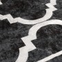 Black and white non-slip washable rug Ø 120 cm by , Rugs - Ref: Foro24-136608, Price: 23,03 €, Discount: %