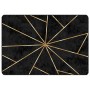 Rutschfester, waschbarer Teppich in Schwarz und Gold, 120 x 180 cm von , Teppiche - Ref: Foro24-136617, Preis: 37,38 €, Rabat...