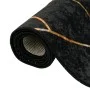 Rutschfester, waschbarer Teppich in Schwarz und Gold, 120 x 180 cm von , Teppiche - Ref: Foro24-136617, Preis: 36,78 €, Rabat...