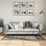 Black and white non-slip washable rug 80x150 cm by , Rugs - Ref: Foro24-136603, Price: 19,89 €, Discount: %