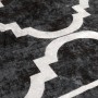 Black and white non-slip washable rug 80x150 cm by , Rugs - Ref: Foro24-136603, Price: 19,89 €, Discount: %