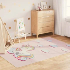 Pink unicorn washable non-slip children's rug 160x230 cm by , Rugs - Ref: Foro24-136622, Price: 63,83 €, Discount: %