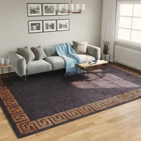 Rutschfester, waschbarer Teppich in Schwarz und Gold, 400 x 300 cm von , Teppiche - Ref: Foro24-136629, Preis: 209,31 €, Raba...