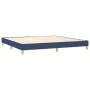 Box spring bed with blue fabric mattress 200x200 cm by , Beds and slatted bases - Ref: Foro24-3130463, Price: 575,13 €, Disco...