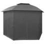 Carpa de jardín con cortinas hexagonal 360x265 cm de vidaXL, Carpas y cenadores - Ref: Foro24-44766, Precio: 381,28 €, Descue...