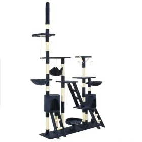 Cat scratcher with sisal post 230-250 cm blue by vidaXL, Cat furniture - Ref: Foro24-170621, Price: 149,73 €, Discount: %