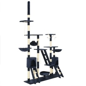 Katzenkratzbaum mit Sisalpfosten 230-250 cm blau von vidaXL, Katzenmöbel - Ref: Foro24-170621, Preis: 175,29 €, Rabatt: %