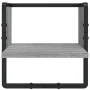 Wandregale mit Stangen 4 Stück Holzwerkstoff Sonoma grau von , Regale und Regale - Ref: Foro24-836311, Preis: 47,48 €, Rabatt: %