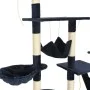 Katzenkratzbaum mit Sisalpfosten 230-250 cm blau von vidaXL, Katzenmöbel - Ref: Foro24-170621, Preis: 163,99 €, Rabatt: %