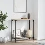 Sonoma Konsolentisch aus Eichenholz 75x30,5x75 cm von , Seitentische - Ref: Foro24-837708, Preis: 41,43 €, Rabatt: %
