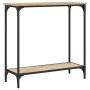 Engineered wood Sonoma oak console table 75x30.5x75 cm by , Side tables - Ref: Foro24-837708, Price: 41,43 €, Discount: %
