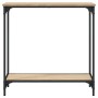 Mesa consola madera de ingeniería roble Sonoma 75x30,5x75 cm de , Mesas auxiliares - Ref: Foro24-837708, Precio: 41,43 €, Des...