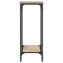 Mesa consola madera de ingeniería roble Sonoma 75x30,5x75 cm de , Mesas auxiliares - Ref: Foro24-837708, Precio: 41,43 €, Des...
