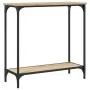 Engineered wood Sonoma oak console table 75x30.5x75 cm by , Side tables - Ref: Foro24-837708, Price: 39,41 €, Discount: %