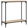 Mesa consola madera de ingeniería roble Sonoma 75x30,5x75 cm de , Mesas auxiliares - Ref: Foro24-837708, Precio: 41,43 €, Des...