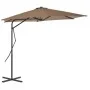 Gartenschirm mit Stahlmast 300 cm taupe von vidaXL, Sonnenschirme - Ref: Foro24-44888, Preis: 126,36 €, Rabatt: %