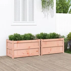 Garden planters 2 units solid Douglas wood by , Pots and planters - Ref: Foro24-837466, Price: 134,21 €, Discount: %