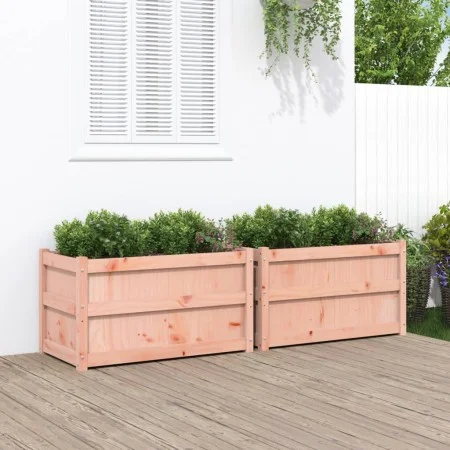 Jardineras de jardín 2 unidades madera maciza Douglas de , Maceteros y jardineras - Ref: Foro24-837466, Precio: 134,19 €, Des...
