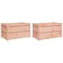 Jardineras de jardín 2 unidades madera maciza Douglas de , Maceteros y jardineras - Ref: Foro24-837466, Precio: 134,19 €, Des...