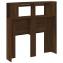 Cabecero LED madera ingeniería roble marrón 100x18,5x103,5 cm de , Cabeceros y pies de cama - Ref: Foro24-837336, Precio: 59,...