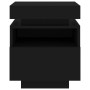 Mesitas de noche con luces LED 2 unidades negro 40x39x48,5 cm de , Mesitas de noche - Ref: Foro24-836787, Precio: 90,04 €, De...