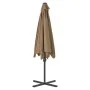 Gartenschirm mit Stahlmast 300 cm taupe von vidaXL, Sonnenschirme - Ref: Foro24-44888, Preis: 126,36 €, Rabatt: %