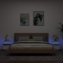 Nachttische mit LED-Leuchten 2 Einheiten weiß 40x39x48,5 cm von , Nachttische - Ref: Foro24-836785, Preis: 100,56 €, Rabatt: %